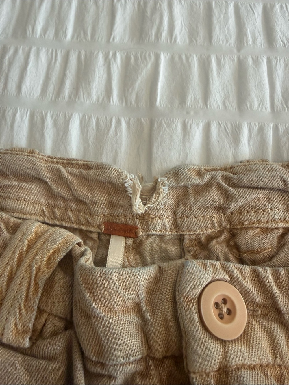 Free People Spotlight Washed Barrel Chino Pant Size 2 Regular - Picture 5 of 5